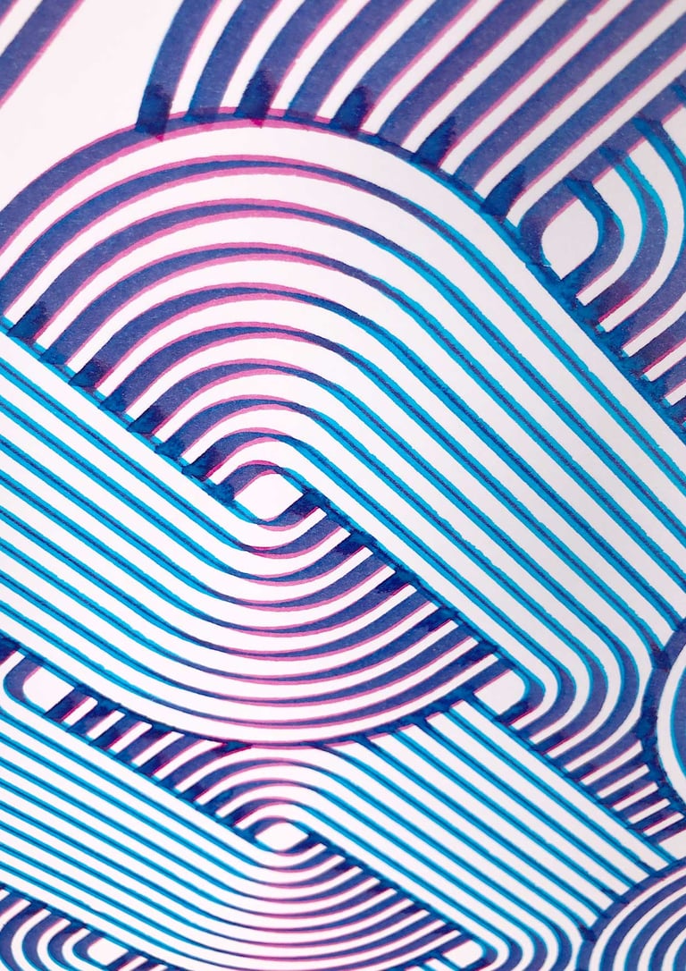 BLENDED SQUARES N°25