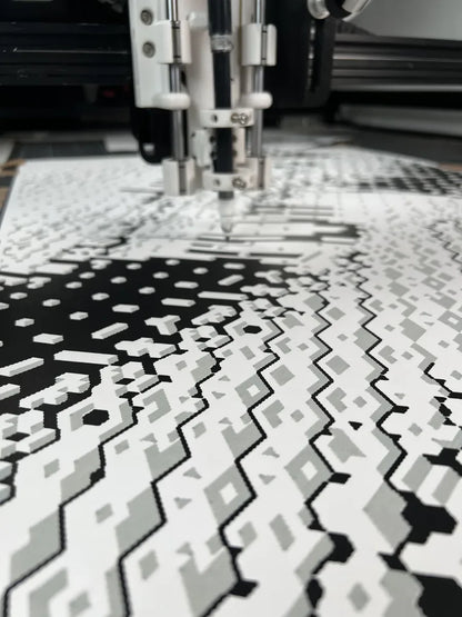 Wave Expansion on the pen plotter
